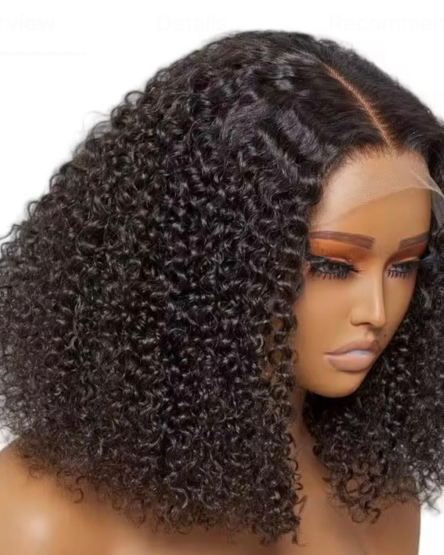 Glanz™ 100% Human Hair Kinky Curls Wig | 4x4 Closure | 350% Density