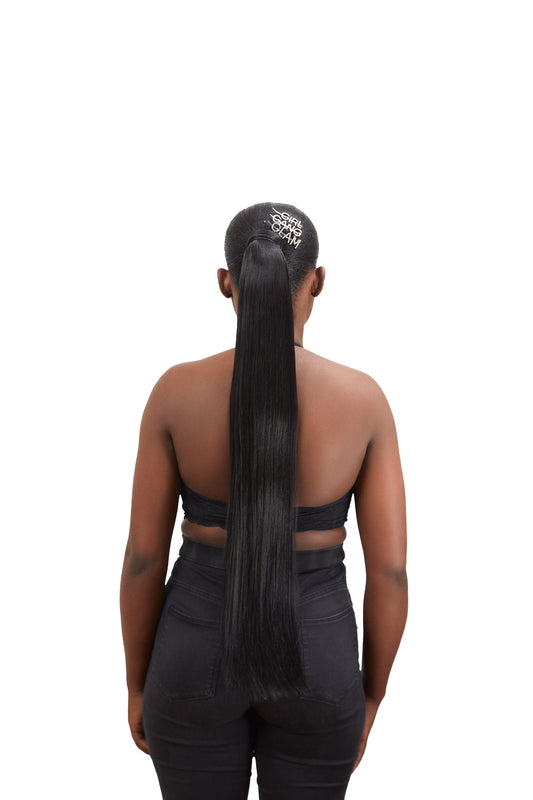LST Bone Straight Wrap Around Ponytail