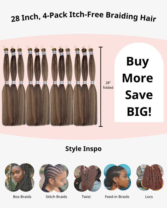BlendBraid™ Colour Blended Jumbo Braid (4-pack)